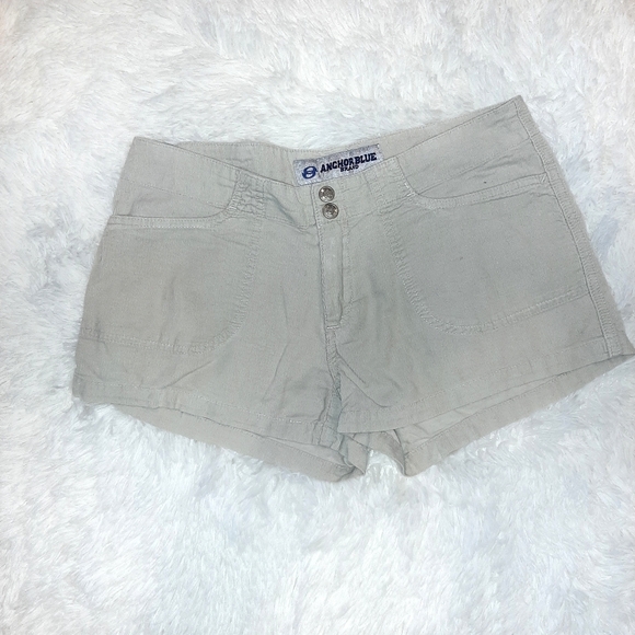 3/$12💥 ANCHOR BLUE corduroy tan khaki shorts - Picture 1 of 4